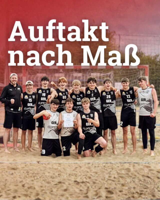 🥉 Starker Auftakt für unsere U18!
Platz 3 bei der Landesmeisterschaft in Hamburg – und das direkt beim ersten Beachturnier des Jahres! 

Unsere Jungs der mA „Bietsch-Balla Verden U18“ haben auf Sand direkt ein Ausrufezeichen gesetzt. Mit viel Teamgeist, Einsatz und Spielfreude sichern sie sich verdient einen Platz auf dem Podium.

Ein besonderes Dankeschön geht an Ulf Dittberner, der das Team vor Ort betreut hat.

Das macht Lust auf mehr – wir freuen uns auf die kommenden Turniere! 🔥