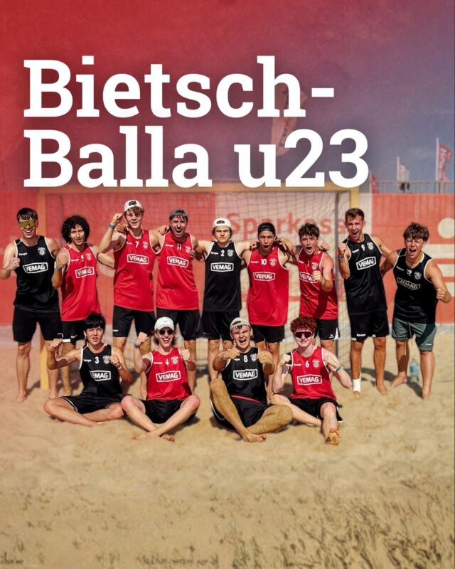 Bietsch-Balla U23 beim Beachhandballturnier in Cuxhaven am Start!

Nach einer starken Gruppenphase und überzeugenden Leistungen zog unser Team verdient ins Viertelfinale ein. Dort war nach einem umkämpften Spiel zwar Endstation, dennoch können die Jungs auf ein gelungenes Turnier zurückblicken.

Neben spannenden Spielen standen vor allem Teamgeist, jede Menge Spaß und wertvolle Erfahrungen im Mittelpunkt.